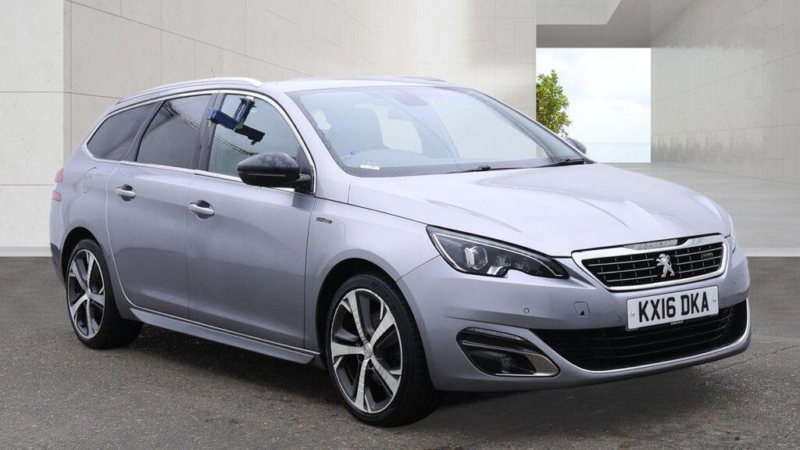 2016 Peugeot 308 Sw 2.0 Bluehdi Gt Line Euro 6 (s/s) 5dr in Grey — image 1