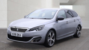 2016 Peugeot 308 Sw 2.0 Bluehdi Gt Line Euro 6 (s/s) 5dr in Grey — image 3
