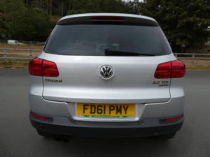 2012 Volkswagen Tiguan 2.0 Tdi Bluemotion Tech Se SUV 5dr Diesel Manual 4WD Euro 5 (s/s) (140 Ps) in Silver — image 4