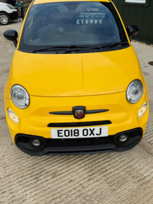 2018 Abarth 595 1.4 T-Jet Competizione Auto Euro 6 3dr in Yellow — image 2