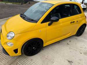2018 Abarth 595 1.4 T-Jet Competizione Auto Euro 6 3dr in Yellow — image 3