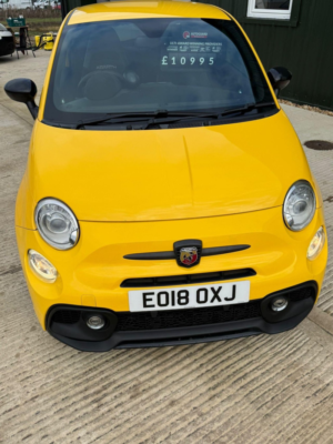 2018 Abarth 595 1.4 T-Jet Competizione Auto Euro 6 3dr in Yellow — image 5
