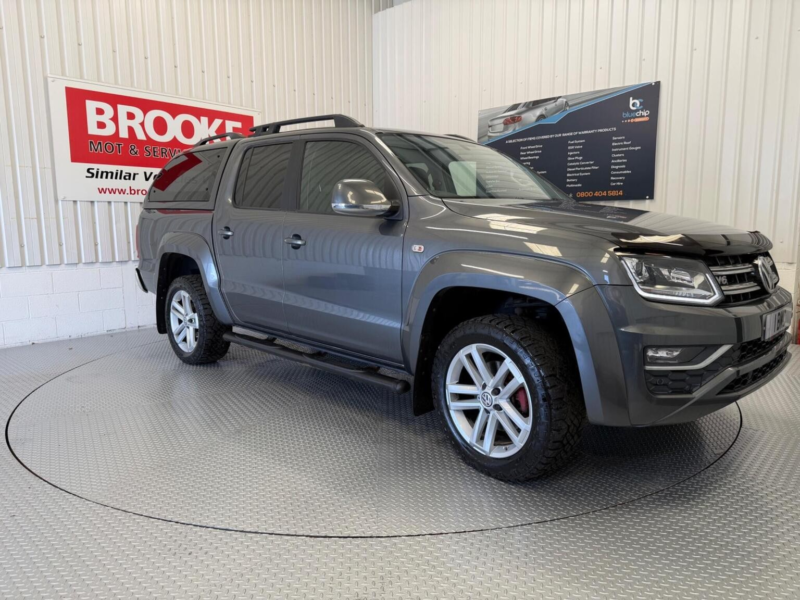 2017 Volkswagen Amarok 3.0 Tdi V6 Bluemotion Tech Highline Auto 4motion Euro 6 (s/s) 4dr in Grey — image 1
