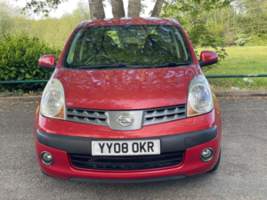 2008 Nissan Note 1.6 16v Acenta Auto Euro 4 5dr in Red — image 2