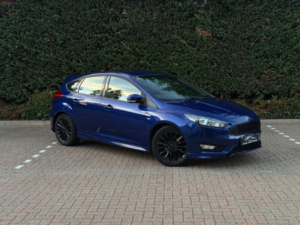 2018 Ford Focus 1.0t Ecoboost St-Line Euro 6 (s/s) 5dr in Blue — image 4