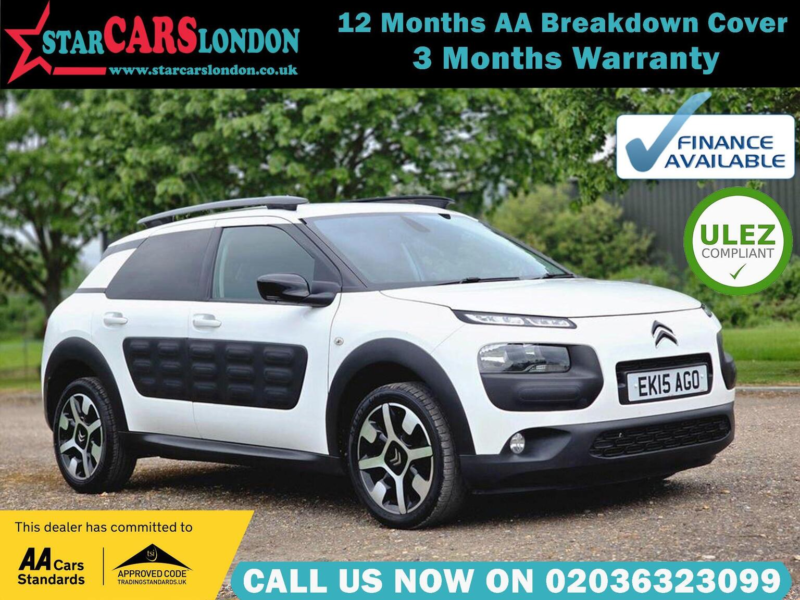 2015 Citroen C4 Cactus 1.2 Puretech Flair Etg5 Euro 6 (s/s) 5dr in White — image 1
