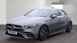 2019 Mercedes-Benz A Class 2.0 A35 Amg (premium Plus) Hatchback 5dr Petrol Spds Dct 4matic Euro 6 (s/s) (306 Ps) in Grey — image 2