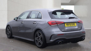2019 Mercedes-Benz A Class 2.0 A35 Amg (premium Plus) Hatchback 5dr Petrol Spds Dct 4matic Euro 6 (s/s) (306 Ps) in Grey — image 3