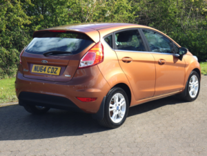 2014 Ford Fiesta 1.0 T Ecoboost Zetec in Yellow — image 2
