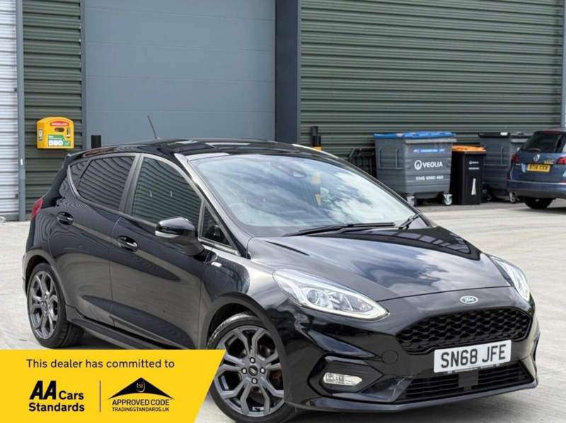 2018 Ford Fiesta 1.0t Ecoboost St-Line X Euro 6 (s/s) 5dr in Black — image 1