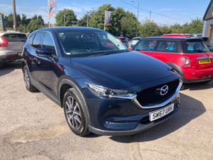 2017 Mazda Cx-5 2.0 Skyactiv-G Sport Nav SUV 5dr Petrol Manual Euro 6 (s/s) (165 Ps) in Blue — image 3