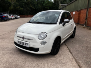 2012 Fiat 500 0.9 Twinair Euro 5 (s/s) 3dr in White — image 2