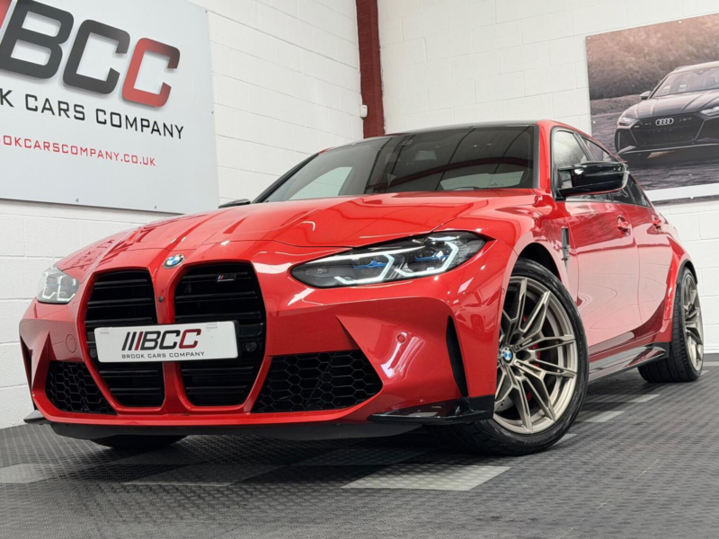 2021 BMW M3 3.0 Biturbo Competition Steptronic Euro 6 (s/s) 4dr in Red — image 1