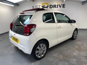2014 Peugeot 108 1.0 Vti Active Top! 3dr Petrol Manual Euro 5 Euro 5 (68 Ps) in White — image 5