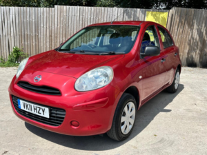 2011 Nissan Micra 1.2 12v Visia Euro 5 5dr in Red — image 5