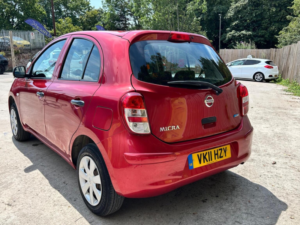 2011 Nissan Micra 1.2 12v Visia Euro 5 5dr in Red — image 6