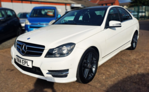 2014 Mercedes-Benz C Class C220 Cdi Amg Sport Edition Premium Plus in White — image 2