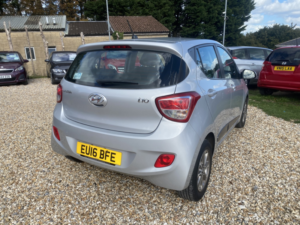 2016 Hyundai I10 1.0 I10 Prem 1.0 Bd (blue Int) in Grey — image 4