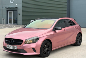 2015 Mercedes-Benz A Class 1.5 A180d Sport (executive) Euro 6 (s/s) 5dr in Pink — image 5