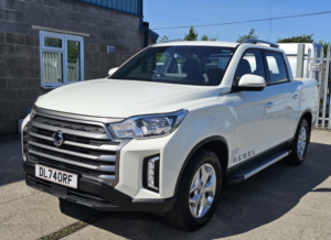 2025 Kgm Musso 2.2d Rebel Auto 4WD Euro 6 4dr in White — image 4