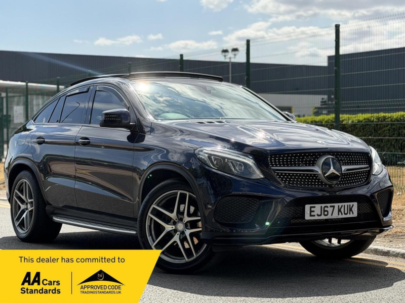 2017 Mercedes-Benz Gle 3.0 Gle350d V6 Designo Line Coupe G-Tronic 4matic Euro 6 (s/s) 5dr in Blue — image 1