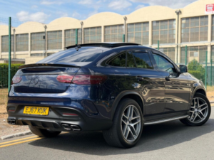 2017 Mercedes-Benz Gle 3.0 Gle350d V6 Designo Line Coupe G-Tronic 4matic Euro 6 (s/s) 5dr in Blue — image 3