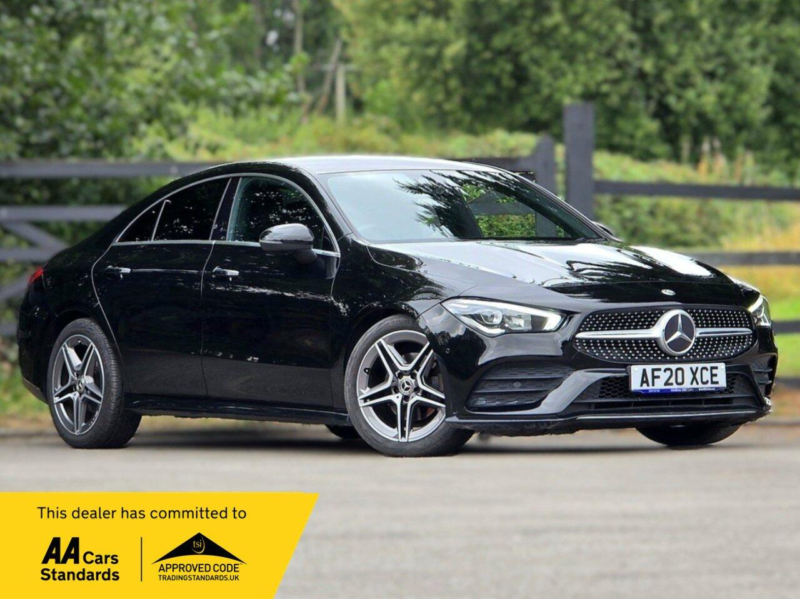 2020 Mercedes-Benz Cla 1.3 Cla180 Amg Line (premium 2) Coupe 4dr Petrol 7g-Dct Euro 6 (s/s) (136 Ps) in Black — image 1