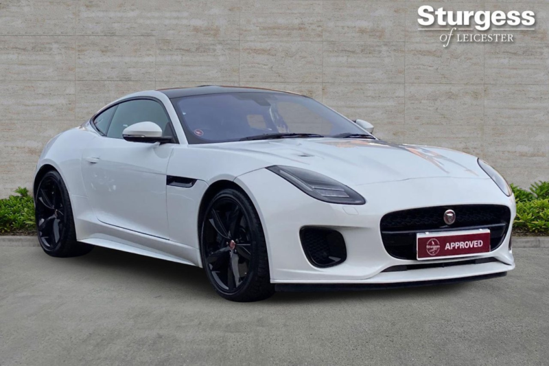 2018 Jaguar F-Type 3.0 V6 R-Dynamic Auto AWD Euro 6 (s/s) 2dr in White — image 1