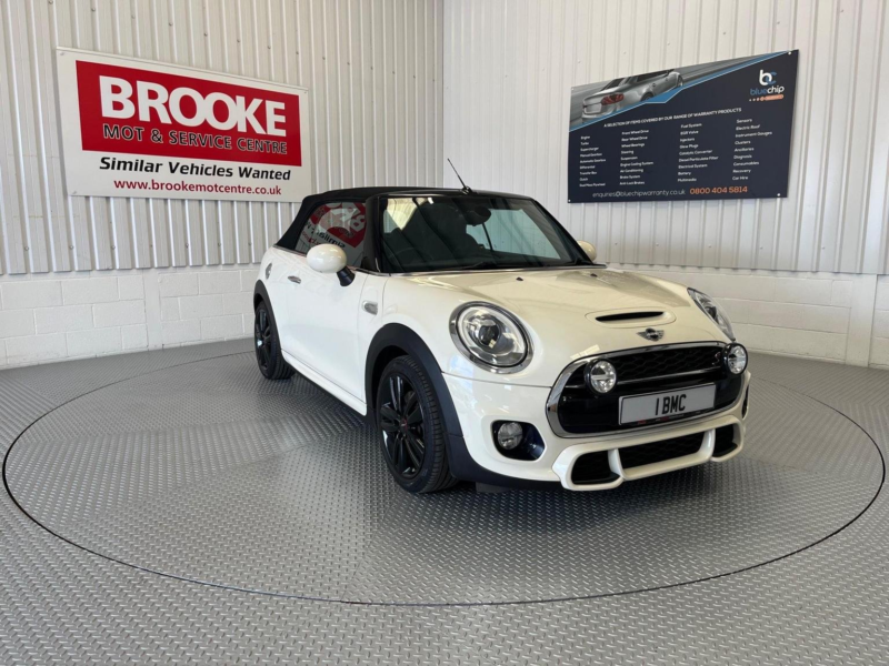 2017 MINI Convertible 2.0 John Cooper Works Euro 6 (s/s) 2dr in White — image 1