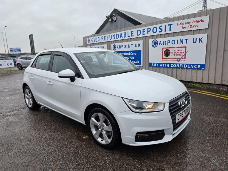 2017 Audi A1 1.4 Tfsi Sport Sportback Euro 6 (s/s) 5dr in White — image 1