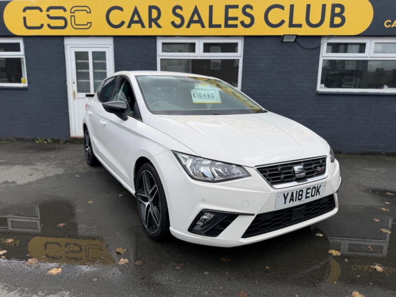 2018 SEAT Ibiza 1.0 Tsi Fr Euro 6 (s/s) 5dr in White — image 1