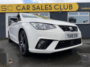 2018 SEAT Ibiza 1.0 Tsi Fr Euro 6 (s/s) 5dr in White — image 2