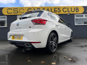 2018 SEAT Ibiza 1.0 Tsi Fr Euro 6 (s/s) 5dr in White — image 6
