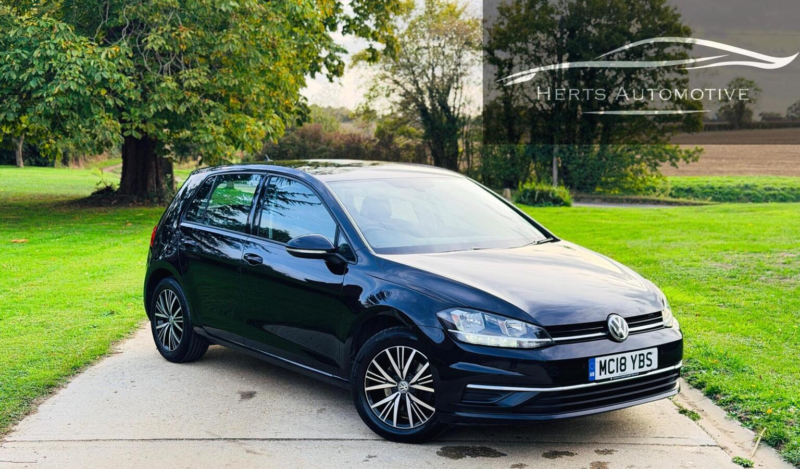 2018 Volkswagen Golf 1.4 Tsi Se Euro 6 (s/s) 5dr in Black — image 1