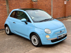 2011 Fiat 500 1.2 Lounge Dualogic Euro 4 3dr in Blue — image 2