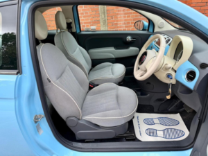 2011 Fiat 500 1.2 Lounge Dualogic Euro 4 3dr in Blue — image 3