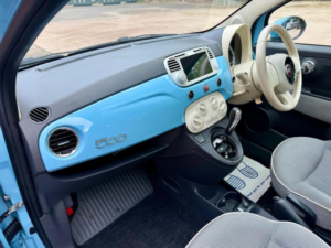 2011 Fiat 500 1.2 Lounge Dualogic Euro 4 3dr in Blue — image 5