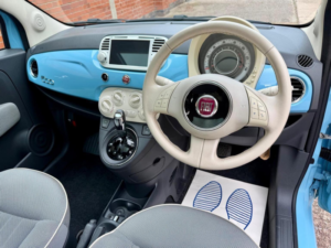 2011 Fiat 500 1.2 Lounge Dualogic Euro 4 3dr in Blue — image 6
