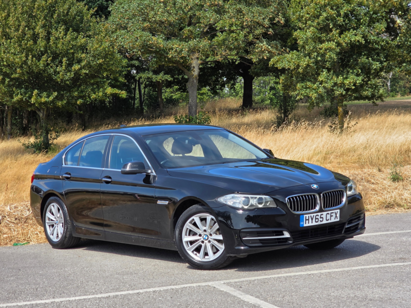 2015 BMW 5 Series 2.0 520d Se Saloon 4dr Diesel Auto Euro 6 (s/s) (190 Ps) in Black — image 1