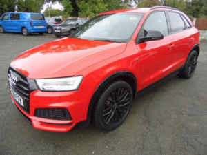 2018 Audi Q3 2.0 Tdi Black Edition Euro 6 (s/s) 5dr in Red — image 3