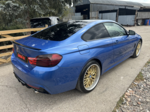 2015 BMW 4 Series 2.0 420d Xdrive M Sport Coupe in Blue — image 4