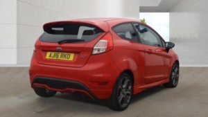 2016 Ford Fiesta 1.6t Ecoboost St-3 Euro 6 3dr in Red — image 3