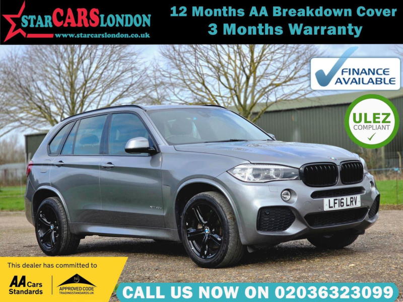 2016 BMW X5 2.0 40e 9.0kwh M Sport Auto Xdrive Euro 6 (s/s) 5dr in Grey — image 1
