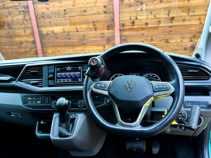 2022 Volkswagen Transporter Lwb 5 SEAT Side Entry Driver Transfer Wheelchair Accessible Vehicle in Green — image 2