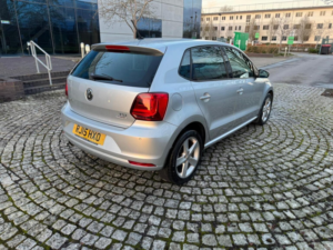 2015 Volkswagen Polo 1.2 Tsi Bluemotion Tech Sel DSG Euro 6 (s/s) 5dr in Silver — image 5
