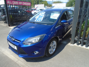 2014 Ford Focus 1.0t Ecoboost Titanium Navigator Hatchback 5dr Petrol Manual Euro 5 (s/s) (125 Ps) in Blue — image 3