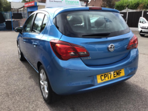 2017 Vauxhall Corsa 1.4i Ecoflex Energy Euro 6 5dr (a/c) in Blue — image 4