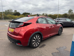 2017 Honda Civic 1.8 I-Vtec Se Plus (navi) Euro 6 (s/s) 5dr in Red — image 5