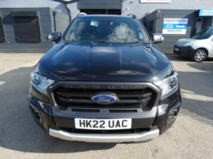 2022 Ford Ranger 2.0 Ecoblue Wildtrak Auto 4WD Euro 6 (s/s) 4dr in Black — image 2