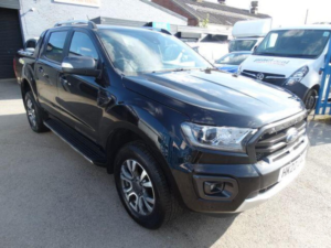 2022 Ford Ranger 2.0 Ecoblue Wildtrak Auto 4WD Euro 6 (s/s) 4dr in Black — image 3